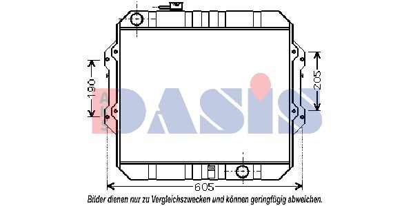 AKS DASIS Radiators, Motora dzesēšanas sistēma 210167N
